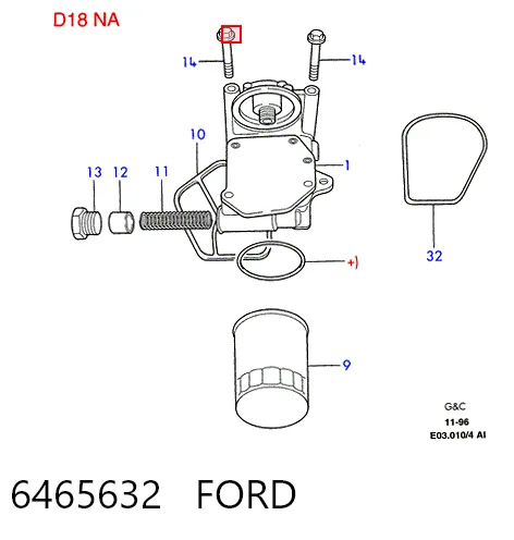  Масляний насос Ford Escort 5