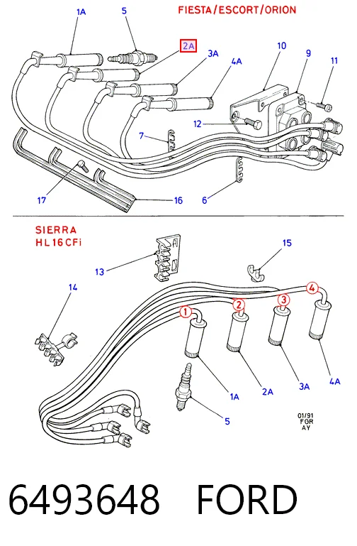 Дріт високовольтний Bosch B047