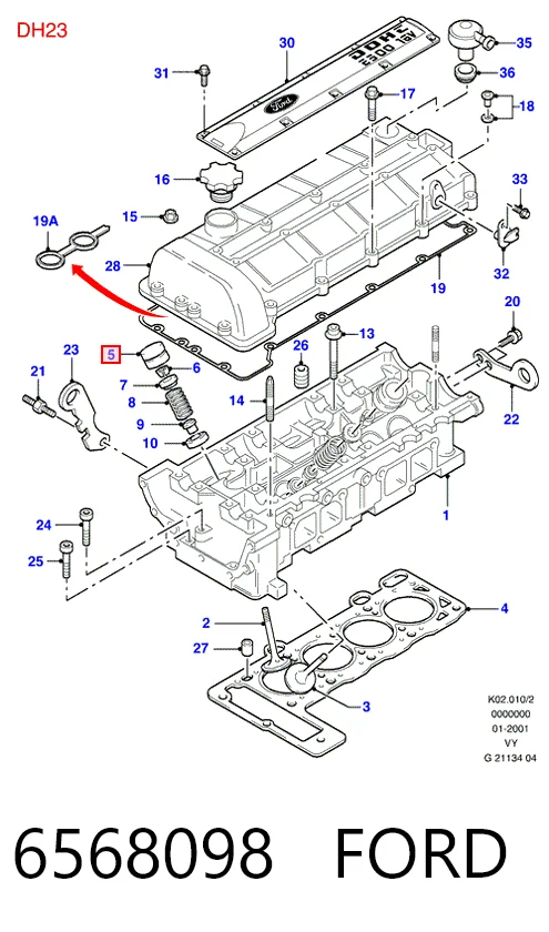 Гідрокомпенсатор на Ford Escort V GAL