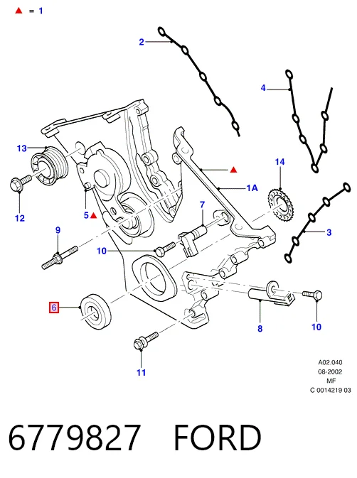  Сальник коленвалу Ford Maverick 2