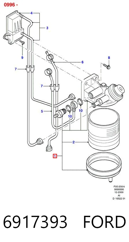 6917393 Ford Фільтр масла