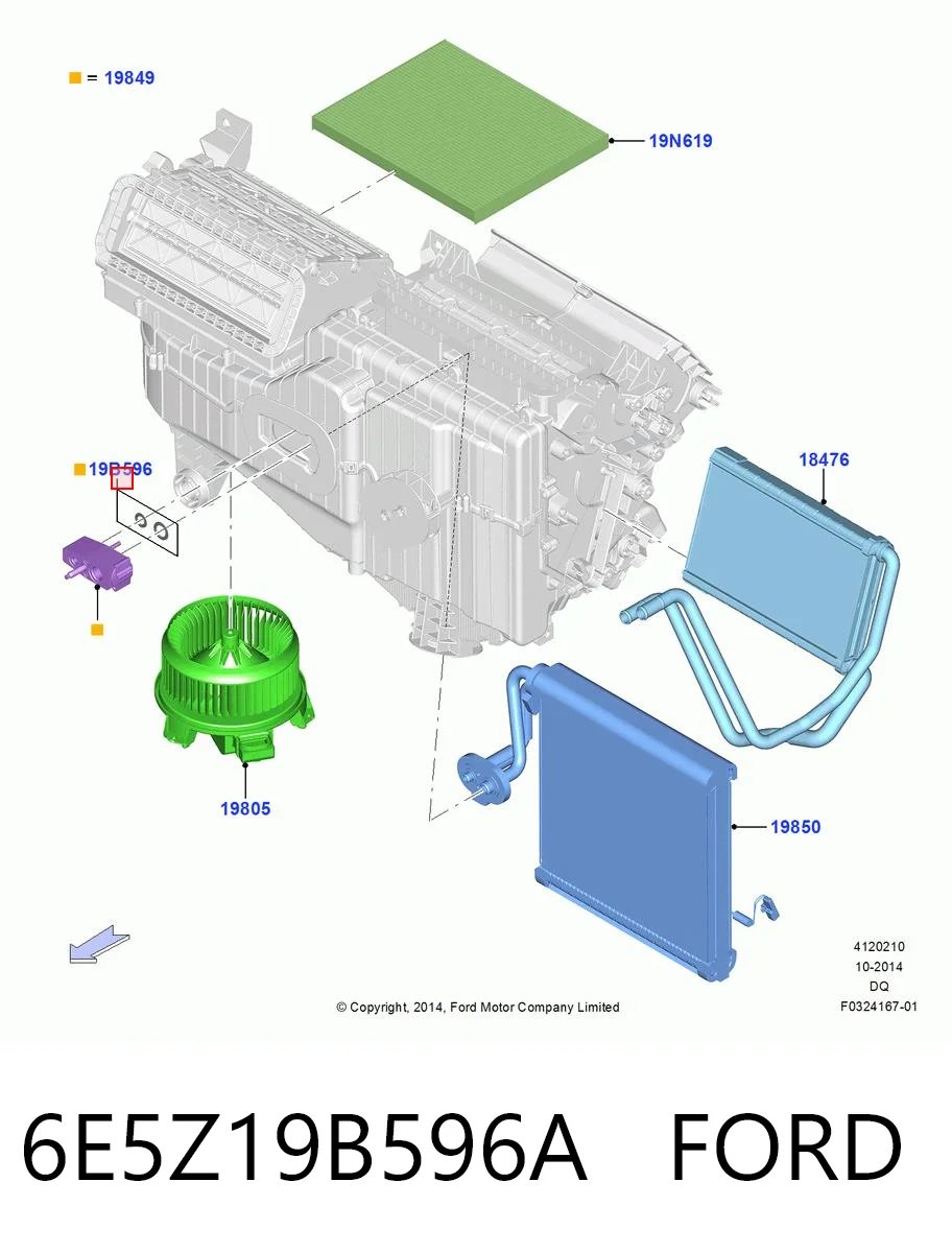 6E5Z19B596A Ford 