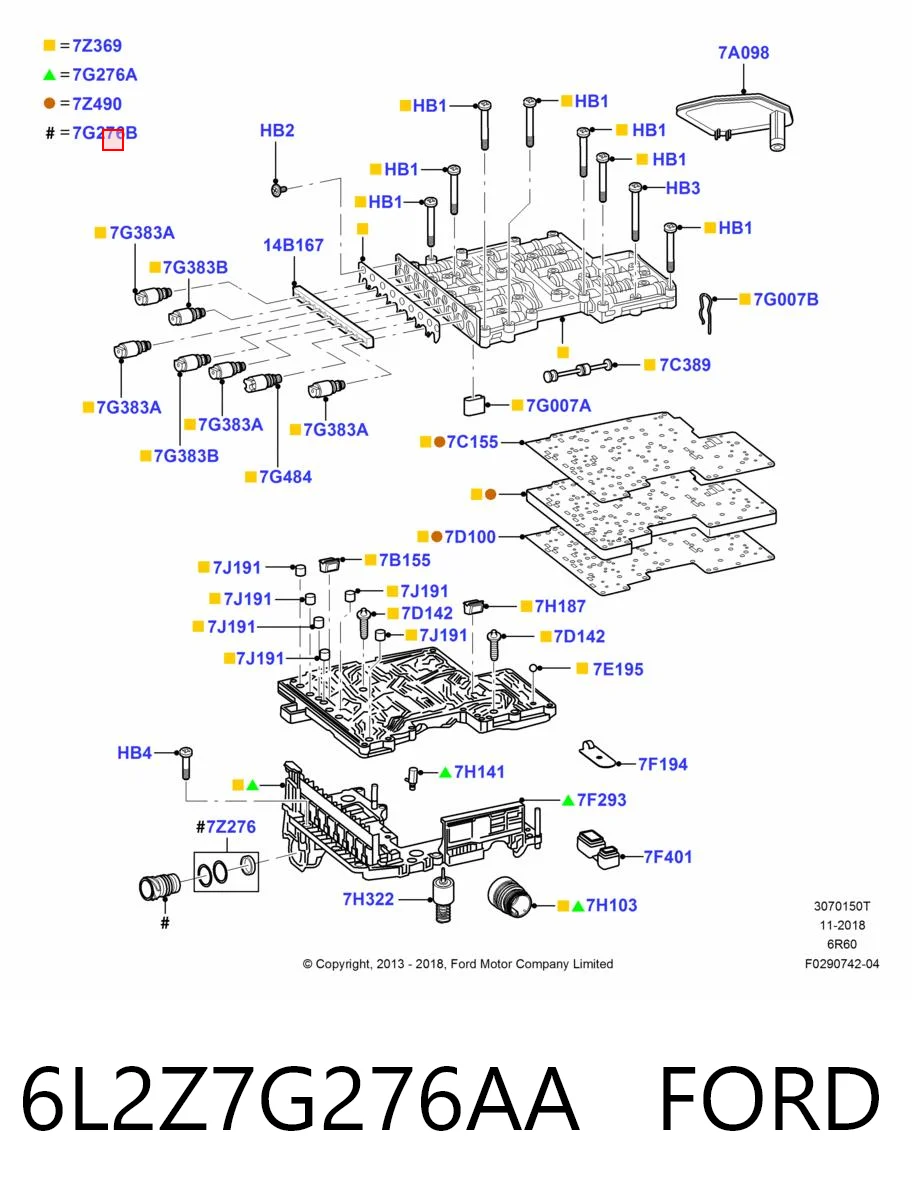 6L2Z7G276AA Ford Роз'єм АКПП