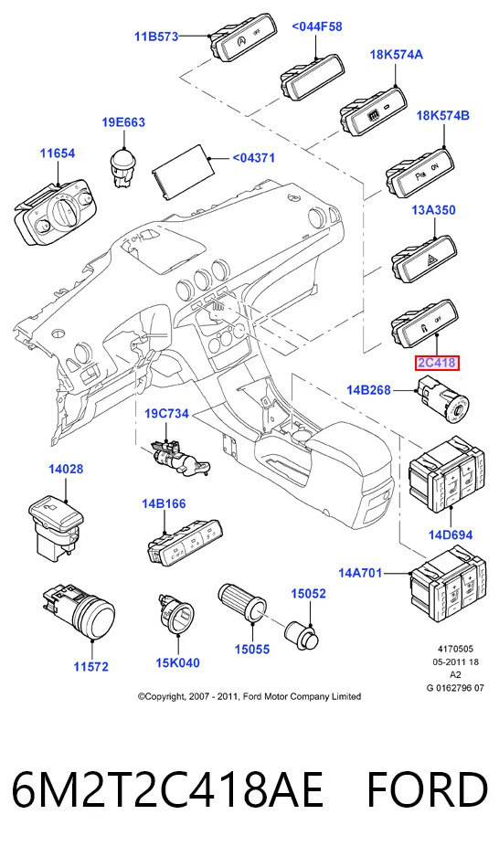 6M2T2C418AE Ford 