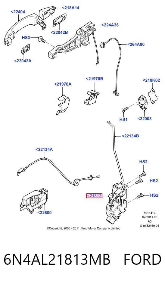 6N4AL21813MB Ford