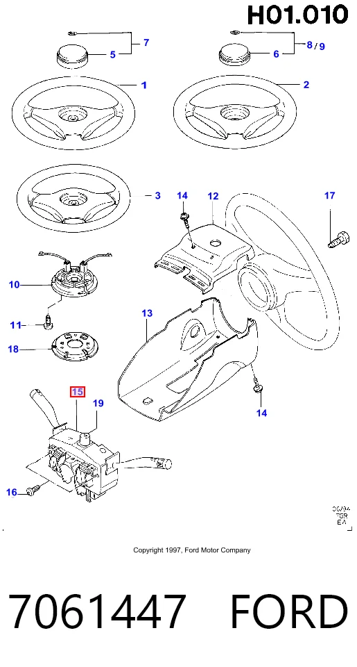 Купити Підрульовий перемикач Ford Escort V GAL