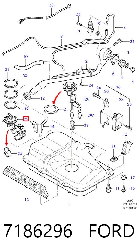 Паливний насос електричний, занурювальний Fiat/Alfa/Lancia 468319 ціна, від 12.74 USD