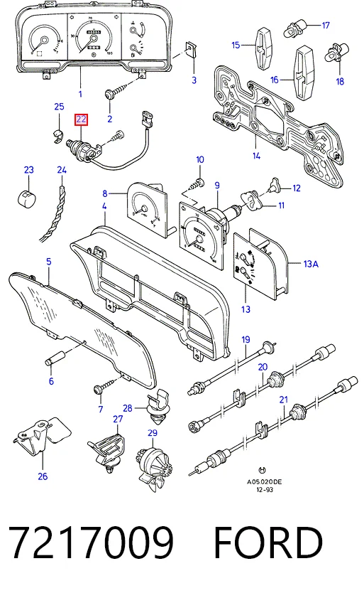 Купити Датчик швидкості Ford Sierra II GBG, GB4