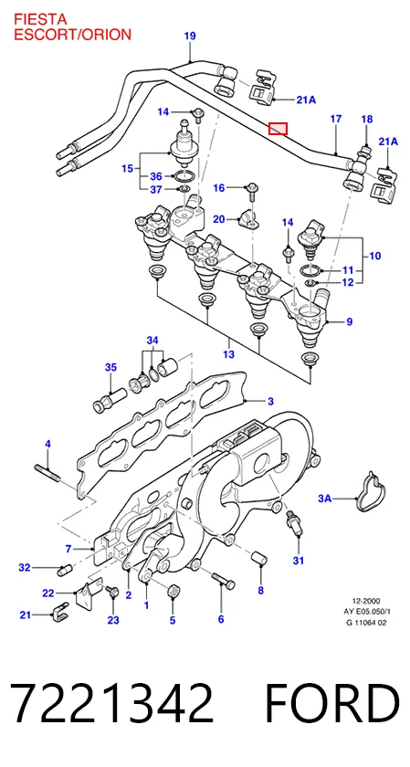 Блок дросельної заслінки Ford Escort VI хетчбек (GAL) (1992 - 1995) ціна, від  USD