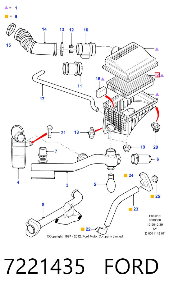 Купити Фільтр салону Ford Scorpio II GFR, GGR