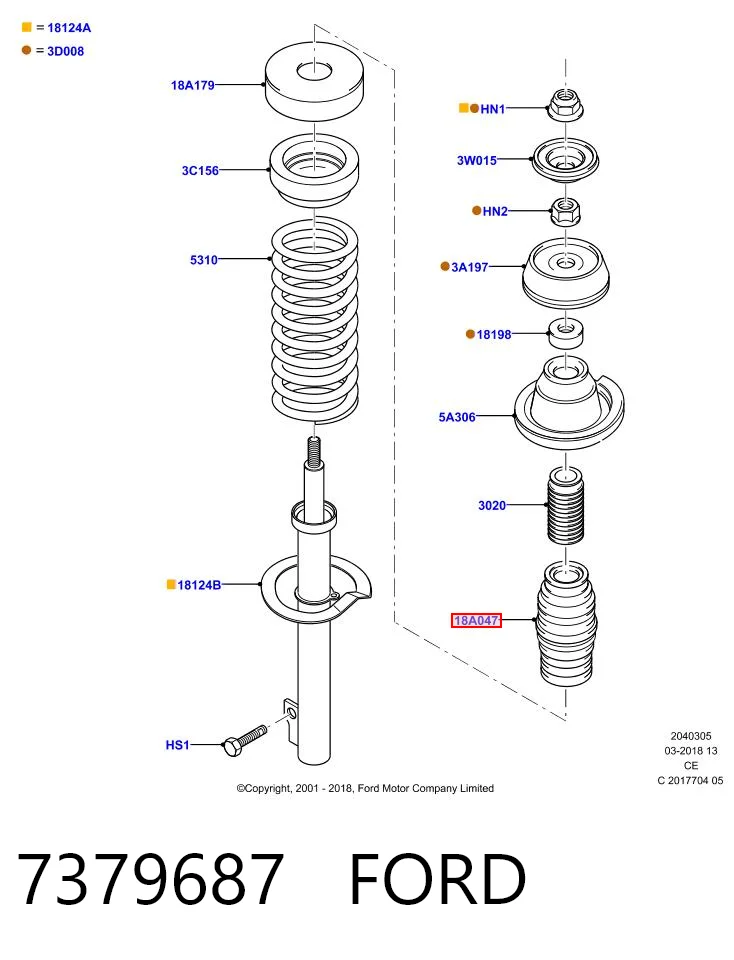 1560369 Formpart/Otoform Пильник стійки передньої