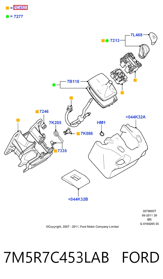 Механізм перемикання передач Ford C-Max мінівен (DM2) (2003 - 2007) ціна, від 8.50 USD