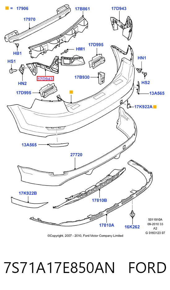 7S71A17E850AN Ford