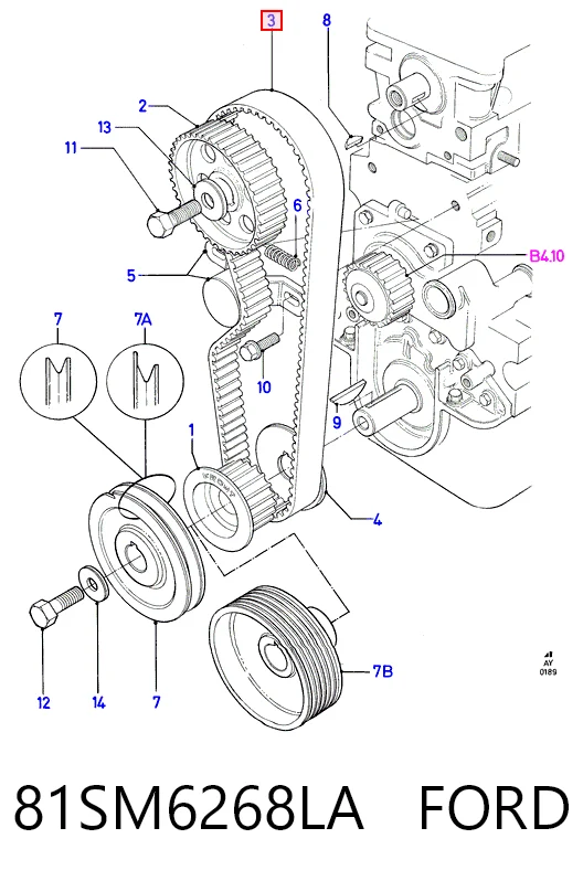 Ремінь ГРМ CT688 Continental/Siemens