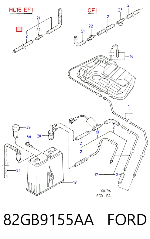 82GB9155AA Ford Фільтр палива