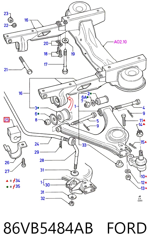 Подушка стабілізатора Meksan MKS433 ціна, від 1.48 USD