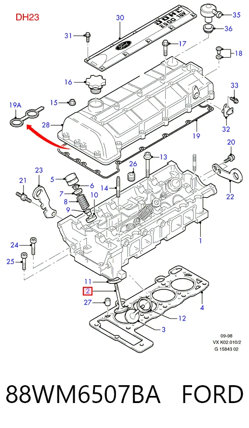 Клапан впускний Freccia 4442SCR ціна, від 6.20 USD