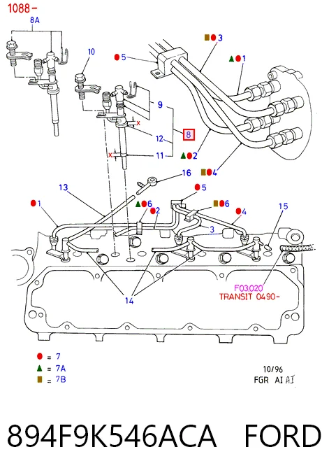 HMP894F9K546ACA Hmpx Форсунка вприску палива