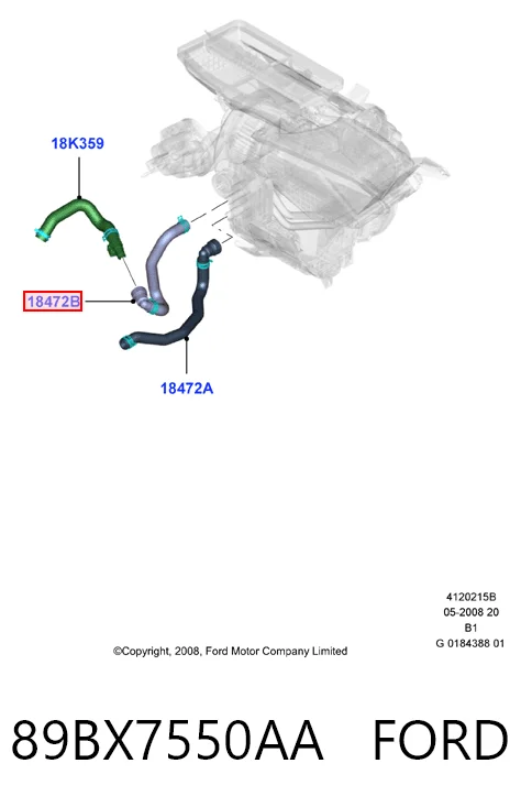 Зчеплення Ford 8V2118K580BA ціна, від 10.01 USD