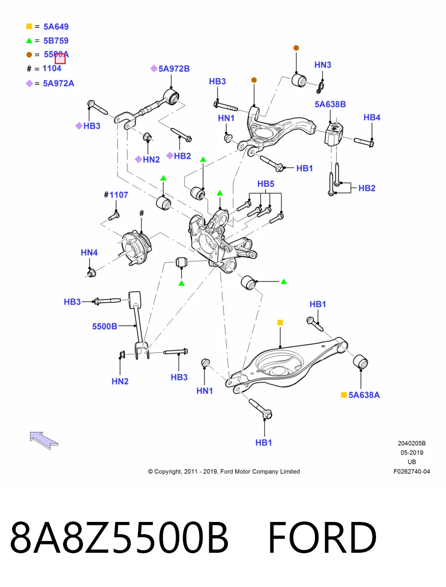Балансир підвіски задній правий Moog RK643338 ціна, від 33.15 USD