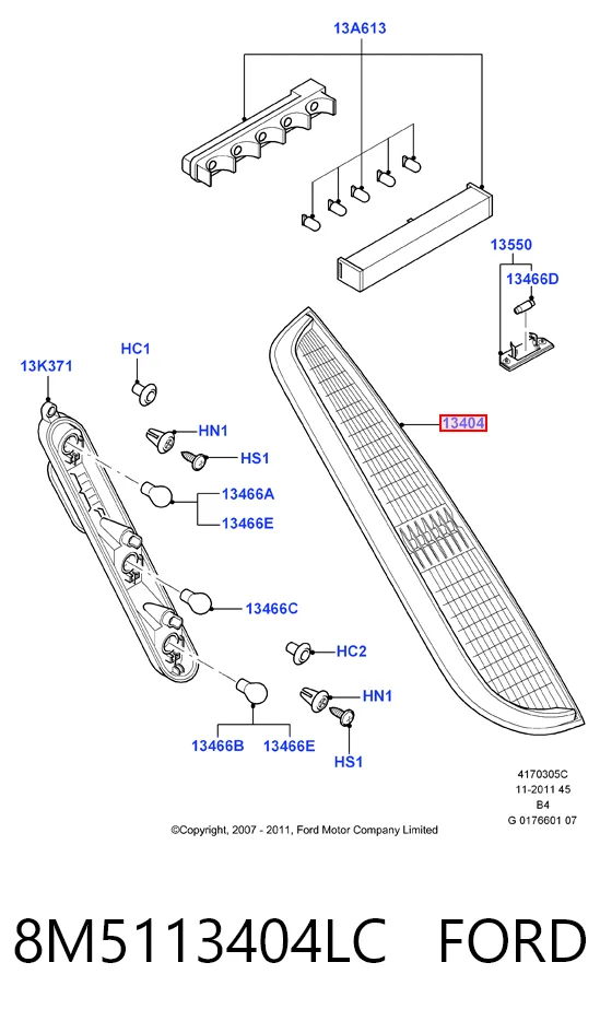 Купити Задня права фара Ford Focus II DA, FFS, DS