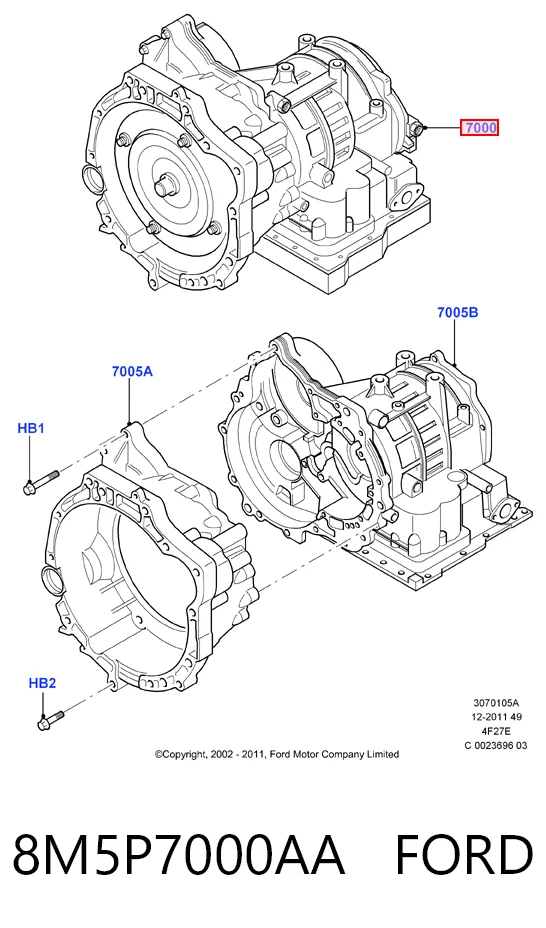 8M5P7000AA Ford