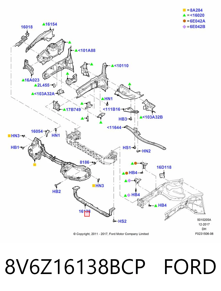 Купити HMP8V618A297JF Hmpx Підсилювач бампера