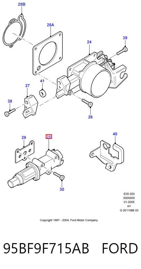 Клапан холостого ходу Hmpx HMP95BF9F715AC ціна, від 28.42 USD