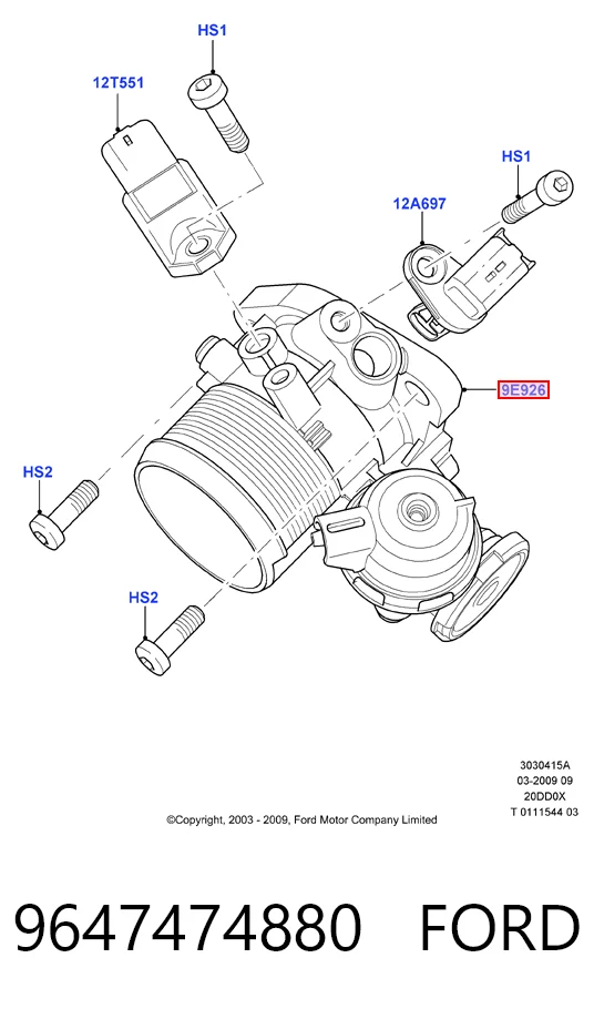 Заслінка повітряна Magneti Marelli 50CDSP3F