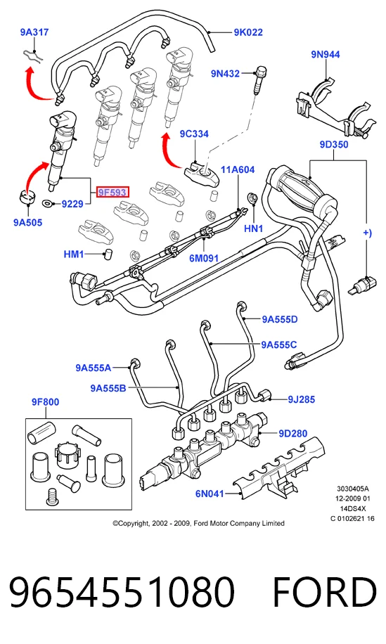 Форсунка інжектора Continental/Siemens 5WS40516