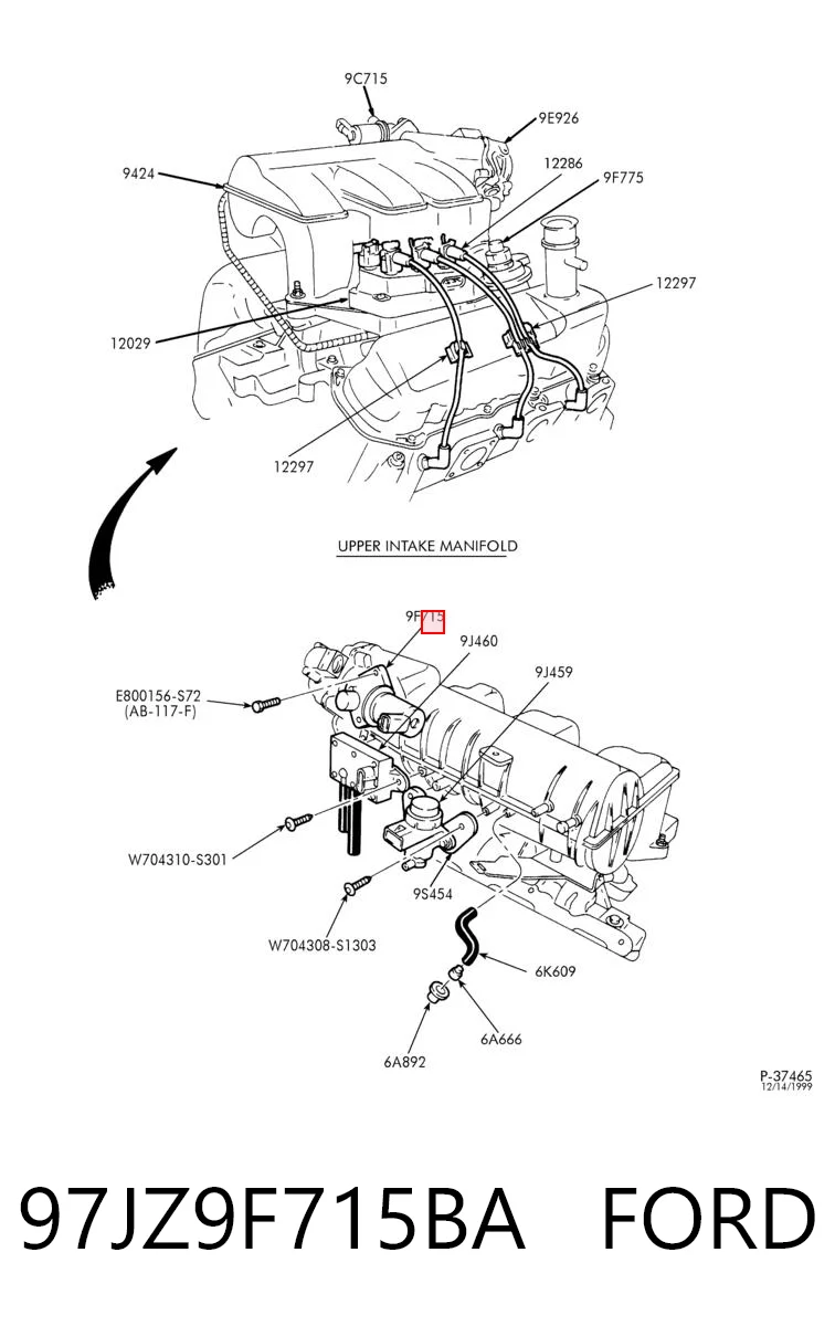 97JZ9F715BA Ford