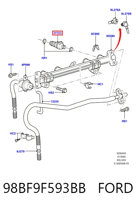 Купити Паливні форсунки Ford Escort VII GAL, ANL