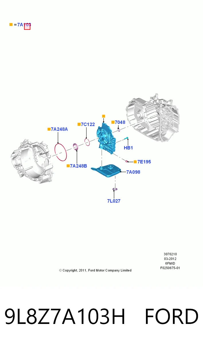 9L8Z7A103H Ford 