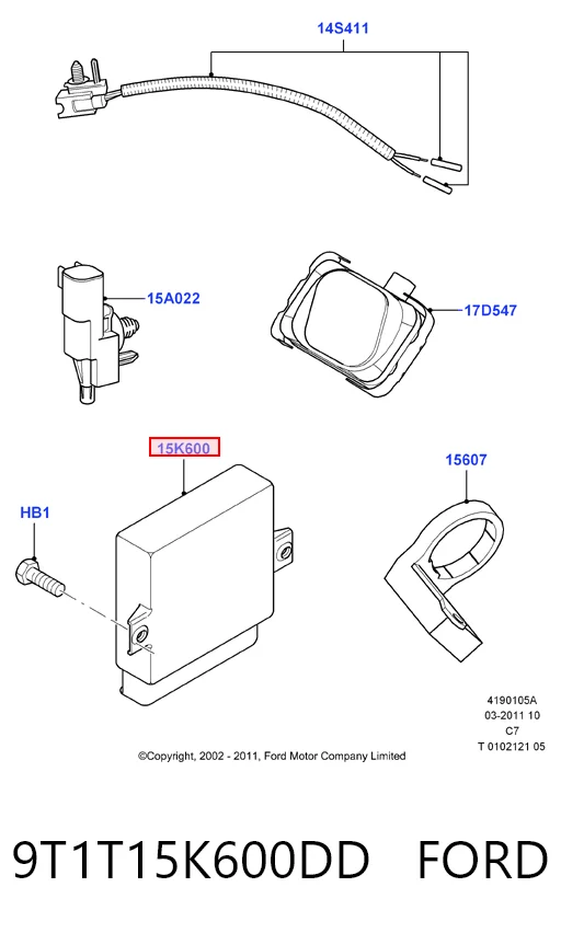  Блок комфорту Ford Connect 