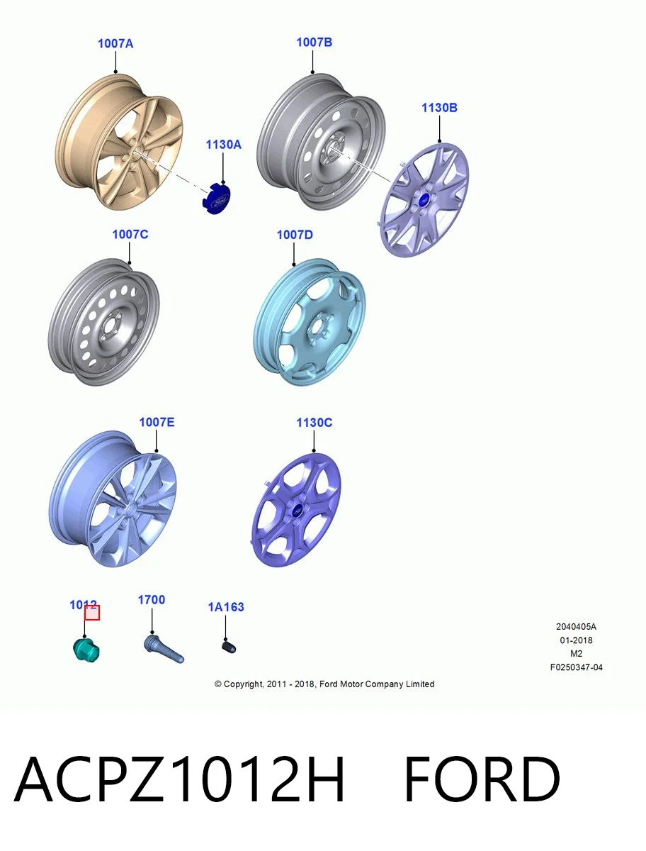 ACPZ1012H Ford 