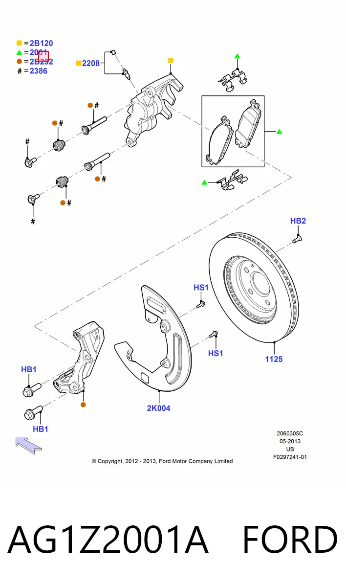 Передні тормозні колодки Z171508 Power Stop