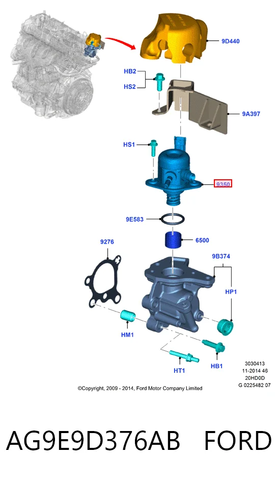 Купити 31316640 Volvo Насос паливний високого тиску (ПНВТ) - DIESEL