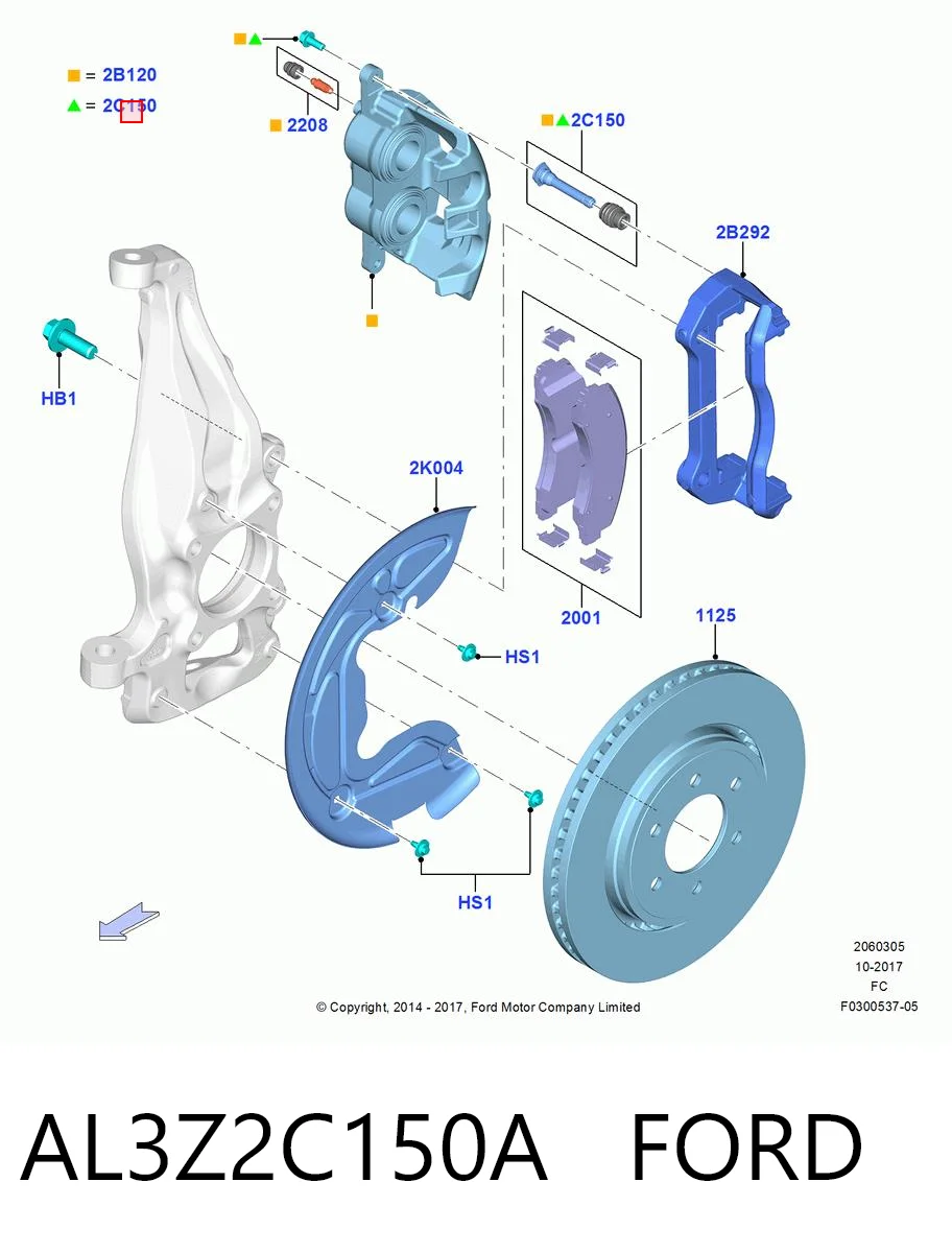AL3Z2C150A Ford 