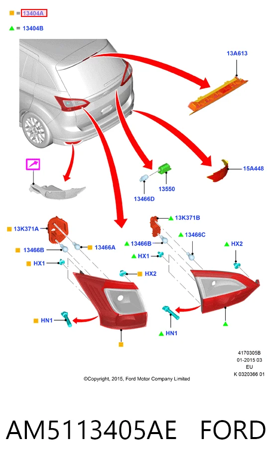 Купити 32M1872V Polcar Ліхтар задній