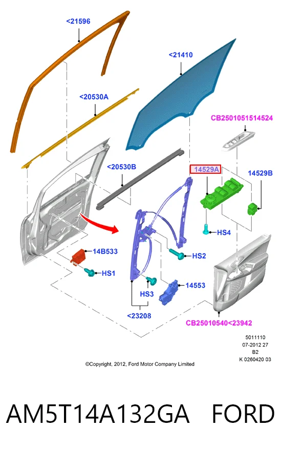  F1ET14A132GC Ford