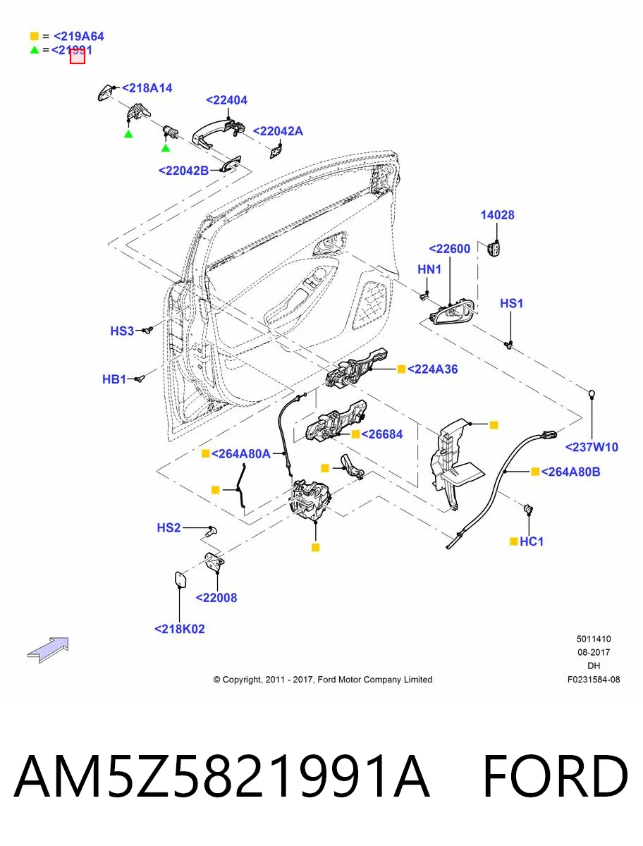 AM5Z5821991A Ford 