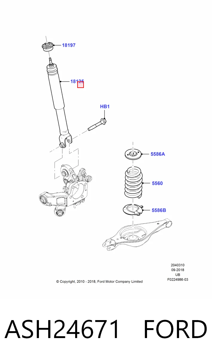 Купити Амортизатор задній Ford Explorer  U5