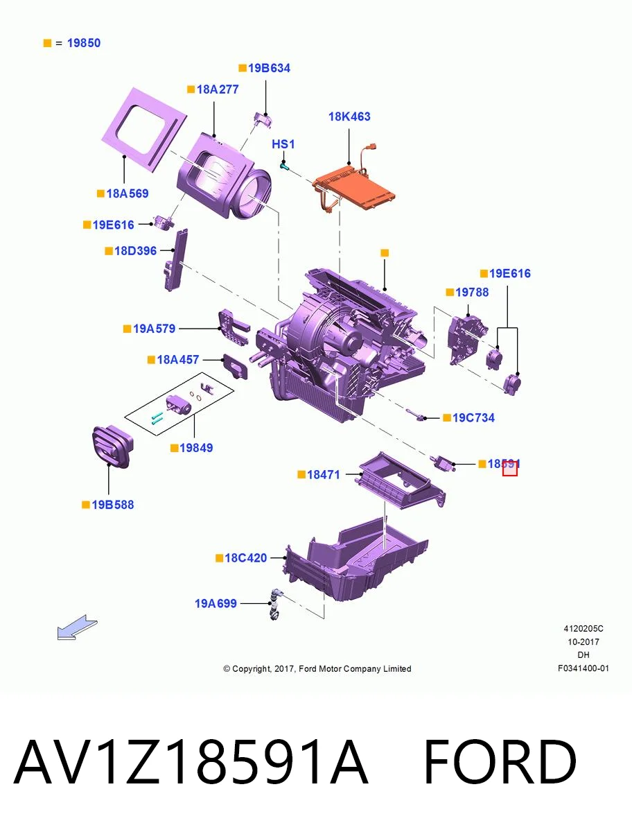 AV1Z18591A Ford 