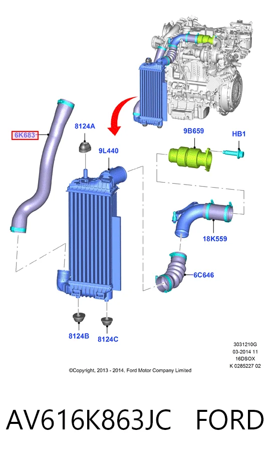 Шланг/патрубок интеркуллера FS44864 DP Group
