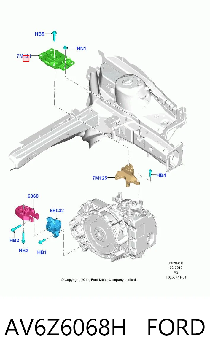 AV6Z6068H Ford 