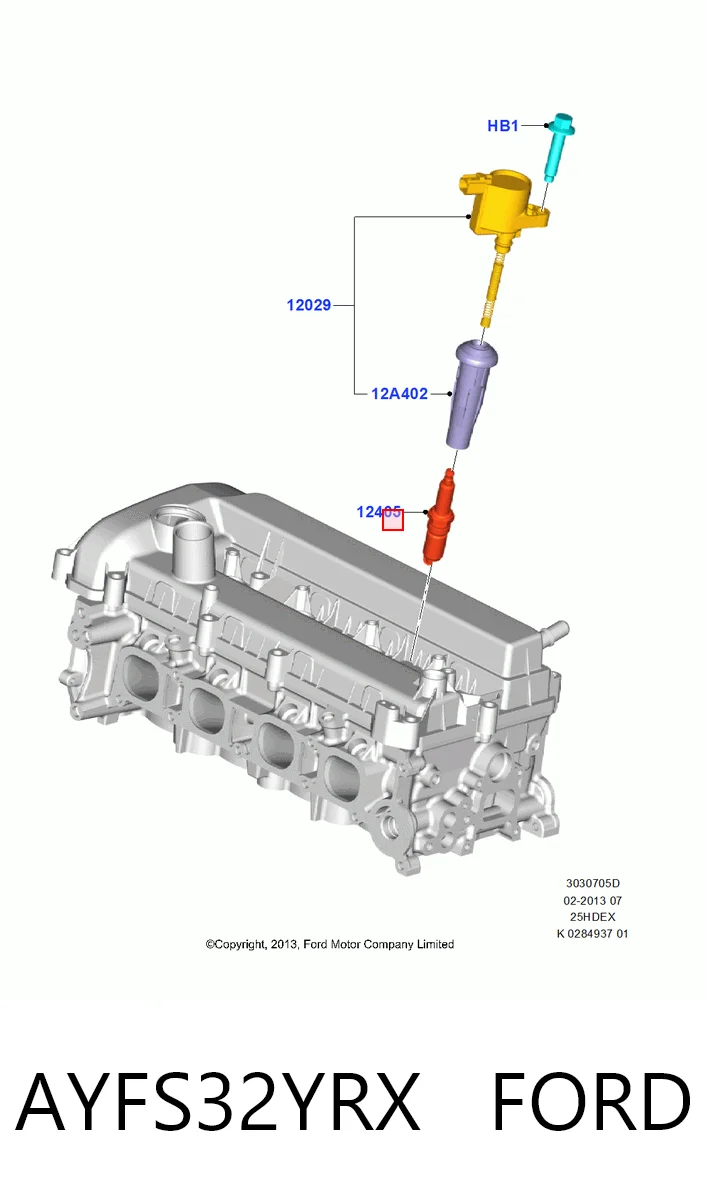 AYFS32YRX Ford Свіча запалювання