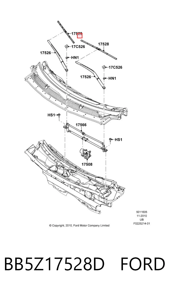 BB5Z17528D Ford