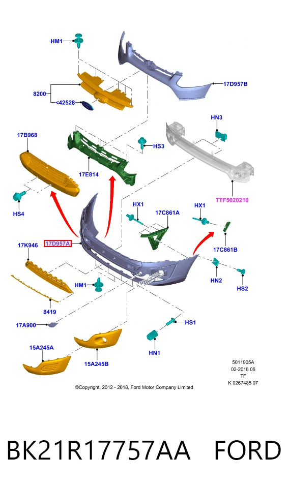 Бампер передній Polcar 32N1072