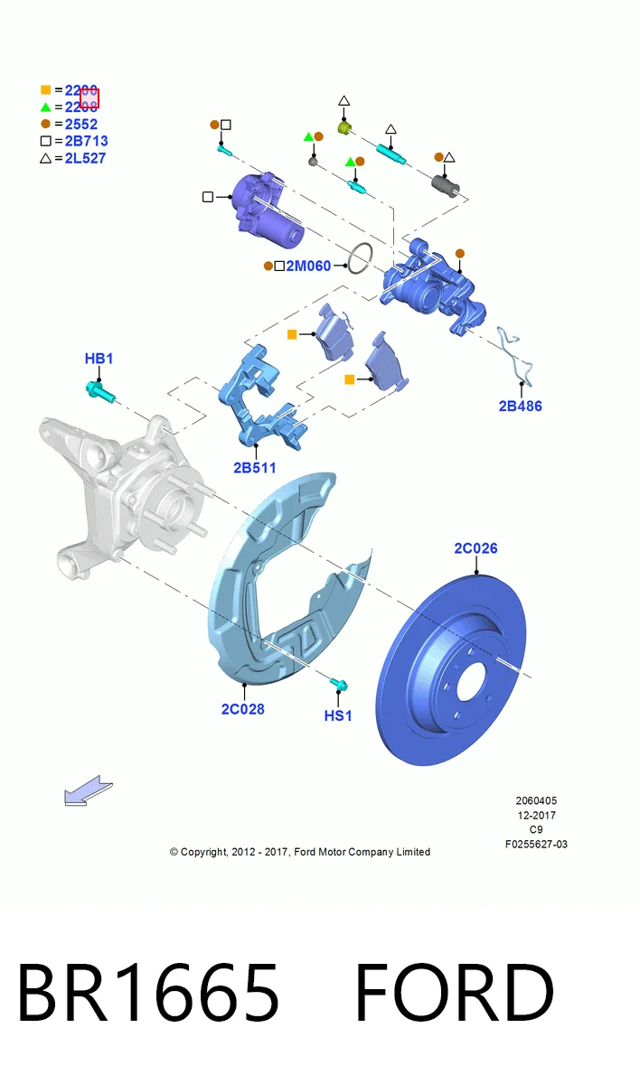 Купити Z171833 Power Stop Задні колодки
