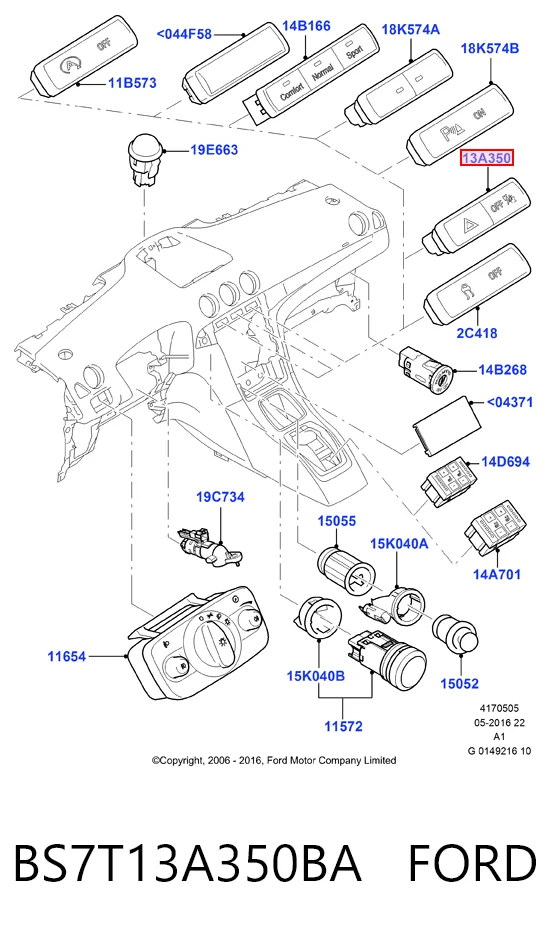 BS7T13A350BA Ford